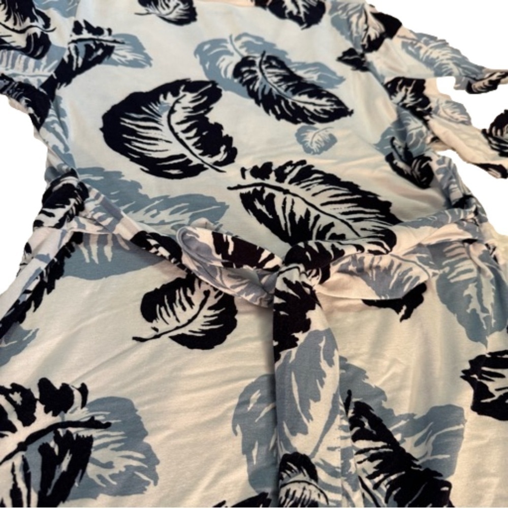 RP by Rachel Pally Blue Navy White Maxi Dress Size XS Ties in Back 58" Long NEW - Picture 9 of 11
